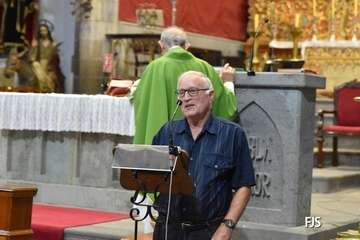 El cuadro  'La Resurrección' ya luce en la Basílica de Telde/Francisco Javier Santana.